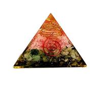 Sharvgun Générateur d'énergie en quartz rose aventurine - Pyramide de guérison - Protection électromagnétique et méditation - Yoga 6,3 à 7,6 cm