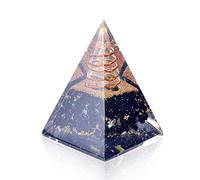 Sharvgun Générateur ITE Healing Crsytal Nubian Pyramide Protection Emf Tourmaline Noire Pyramide pour Méditation 8,9-9,7 cm