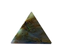 Sharvgun Labradorite Protection et méditation Pyramide Générateur d'énergie Orgonite pour la guérison et le yoga 2-3,8 cm