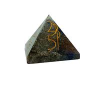 Sharvgun Lapis Lazuli Protection et Méditation Pyramide Générateur d'énergie Orgonite pour Guérison et Yoga 1-1,5"