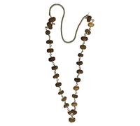 Sharvgun Lot de 17 perles indonésiennes Mukhi Java Rudraksha Mala 27 perles indonésiennes de 15 à 17 mm en argent pur certifié en laboratoire