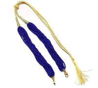SHARVGUN Lot de 6 colliers de perles dori en métal et laiton pour bijoux en fil de soie en terre cuite et quilling, Laiton, Pas de gemme