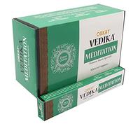 Sharvgun Meditation 40 Gm Fragrance Bâtons d'encens Thérapie de Soins de la Peau Agarbatti Lot de 12 40 g chacun