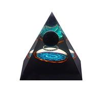 Sharvgun Orgonite Pyramide sept chakras Améthyste Péridot Cristal de guérison Blanacing Orgonite Pyramide Emf Yoga