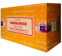 Sharvgun Original Satya Agarbatti Lot de 12 x 15 grammes Contient au bois de santal Bâtons d'encens pour encens magique.