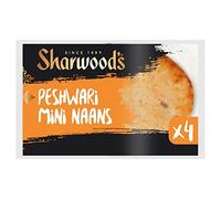 Sharwood's Peshwari Lot de 4 mini naans
