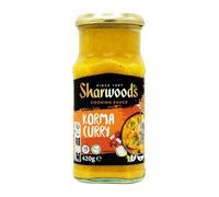 SHARWOODS Sauce Korma Curry -Carton de 6 pots de 420 gr-