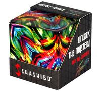 SHASHIBO Cube Transformable - Cube Antistress breveté et primé avec 36 aimants rares sur Le thème de la Terre - Peut Prendre Plus de 70 Formes (Artist Series - Cosmic Surfer)