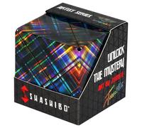 SHASHIBO Cube Transformable - Cube Antistress breveté et primé avec 36 aimants rares sur Le thème de la Terre - Peut Prendre Plus de 70 Formes (Artist Series - Disco Plaid)