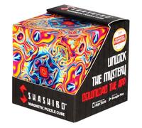 Shashibo Cube Transformable - Cube Antistress breveté et primé avec 36 aimants rares sur Le thème de la Terre - Peut Prendre Plus de 100 Formes (Spaced Out)