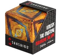 SHASHIBO Cube Transformable - Cube Antistress breveté et primé avec 36 aimants rares sur Le thème de la Terre - Peut Prendre Plus de 70 Formes (Wild Series - Savannah)