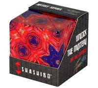 SHASHIBO Cube Transformable - Cube Antistress breveté et primé avec 36 aimants rares sur Le thème de la Terre - Peut Prendre Plus de 70 Formes (Artist Series - Fire Goddess)