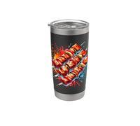 Shashlik Master Grill Brochettes Russes Grill Russie Gobelet isotherme en acier inoxydable double paroi