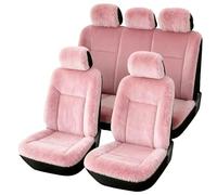 shashou Ensemble Complet de Coussins de Siège de Voiture pour BMW 8 Series M1m2 M3 M4 M5 M6 M8 Z3 Z4 Z8, Protection Coussin Siège Chaude pour l'hiver,Pink
