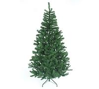 SHATCHI 8ft/240cm Arbre de Noël Artificiel Alaskan Pine Vert 1100 Pointes Xmas Home Décorations 2,4m, Support métallique