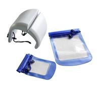 SHATCHI Coussins gonflables imperméables en PVC / baldaquin, bain de pieds, générateur d'ozone, stockage de boissons, lampe compatible avec la plupart des spas, accessoires pour jacuzzi MSPA, gris clair