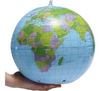 SHATCHI- Globe terrestre Gonflable Carte de la Terre 38 cm, World, Vert