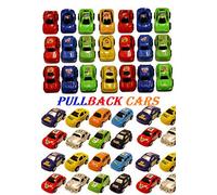 SHATCHI Lot de 12 Mini Voitures de Course - Couleurs Assorties