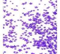 SHATCHI Confettis de table en forme d'étoiles métalliques g pour anniversaire, mariage, Noël, décorations de fête, SHATCHI-178, violet, 14 Grams