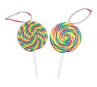 SHATCHI Lot de 2 décorations à Suspendre pour Sapin de Noël - 12 x 8 cm