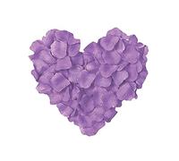 SHATCHI Lot de 300 pétales de Rose en Soie Violet Clair