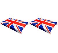 SHATCHI Nappe en Plastique Union Jack - 137 cm x 182 cm - Accessoire Parfait pour Le jubilé (Lot de 2)