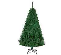 SHATCHI Sapin de Noël Artificiel de Luxe en pin impérial touffu avec Branches articulées et Support en métal pour décoration de Noël, PVC, Vert, 120 cm
