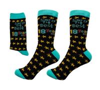 SHATCHI Simply The Best Chaussettes Fantaisie pour 16e Anniversaire Unisexe Mixte