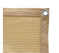 Shatex Tissu d'ombrage à 90% avec œillets pour Couverture de pergola, 3,5 x 3,6 m, blé