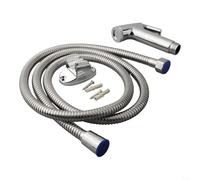 Shattaf Ensemble de douchette pour bidet avec tuyau de 1,5 m et support mural, pommeau de douche hygiénique pour soins aux personnes âgées, lavage des animaux domestiques, nettoyage des couches en