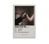Shatter Me 1 Poster sur toile Impression d'art mural esthétique moderne pour salon 50 x 75 cm Sans cadre