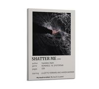 Shatter Me 2 affiche, couverture sur toile, impression d'art mural, esthétique, poster d'art moderne, peinture pour salon, 20 x 30 cm, style cadre