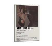 Shatter Me 6 affiche sur toile Impression d'art mural esthétique moderne pour salon 40 x 60 cm Style cadre