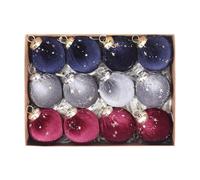 Shatterproof Christmas Ornaments, Christmas Ball Decorations, Velvet Finish, 7.09x9.45x2.76 inches Holiday Decor for Thanksgiving, Indoor Outdoor Use, Festive Home and Party Decoration