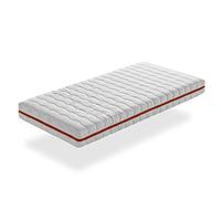 SHAULA Matelas 90X180 LIT Enfants GEA Epaisseur 18 CM Mousse Dehoussable, Ideal pour Les Lits gigognes et lit cabane