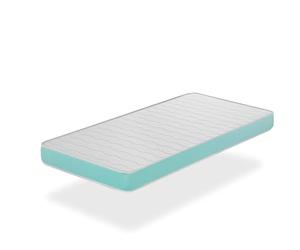 SHAULA Matelas en mousse respirante 90 x 160 cm, hauteur 14 cm, ergonomique et adaptable