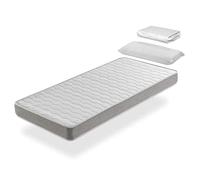 Pack Matelas 90X200 APOLO LIT ENFANT Epaisseur 14 CM + 1 Oreiller a memoire 90x35 + 1 Protege matelas 90x200