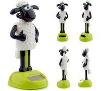 Shaun le mouton figure solaire dansante, Sheep figure à tête branlante danse, solaire, déco