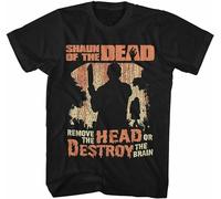 Shaun of The Dead - Shaun of The Dead Remove The Dead - Adult Men T-Shirt Black Black L