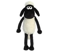 Shaun the Sheep, Noir et Blanc, 61174 Peluche, 12 Pouces, Convient aux Adultes et aux Enfants, 30 cm