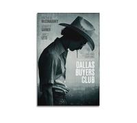 SHAUREWNYY Affiches de Dallas Buyers Club - Décoration murale vintage - Peinture sur toile pour salon, chambre à coucher - 30 x 45 cm - Style rétro - Sans cadre