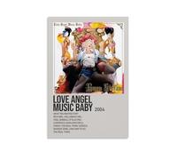 SHAUREWNYY Gwen Stefani Poster décoratif sur toile pour salon, chambre à coucher, 50 x 75 cm, style album « Love Angel Music » - Décoration murale vintage - Sans cadre