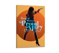 SHAUREWNYY Lot de 3 affiches du film Proud Mary - Décoration murale vintage - Peinture sur toile pour salon, chambre à coucher, chambre à coucher - 60 x 90 cm - Style cadre