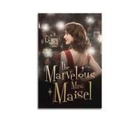 SHAUREWNYY Poster de la série télévisée The Marvelous Mrs. Maisel - Décoration murale vintage - Peinture sur toile pour salon, chambre à coucher - 50 x 75 cm - Style sans cadre