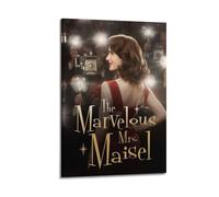 SHAUREWNYY Poster de la série télévisée The Marvelous Mrs. Maisel - Décoration murale vintage - Peinture sur toile pour salon, chambre à coucher - 40 x 60 cm - Style cadre