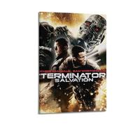 SHAUREWNYY Poster de Terminator Salvation - Décoration murale vintage - Peinture sur toile pour salon, chambre à coucher, 30 x 45 cm - Style cadre