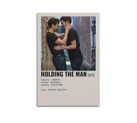 SHAUREWNYY Poster décoratif sur toile « Holding The Man » - Décoration murale vintage - Pour salon, chambre à coucher, 40 x 60 cm - Style rétro - Sans cadre