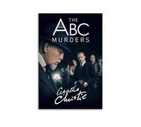 SHAUREWNYY Poster décoratif sur toile « The ABC Murders » - Décoration murale vintage pour salon, chambre à coucher, 60 x 90 cm - Style rétro - Sans cadre