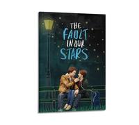 SHAUREWNYY Poster décoratif sur toile « The Fault in Our Stars » - Décoration murale vintage - Pour salon, chambre à coucher, chambre à coucher - 20 x 30 cm - Style cadre