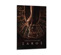 SHAUREWNYY Poster du film de tarot 1 - Décoration murale vintage sur toile pour salon, chambre à coucher, 60 x 90 cm - Style cadre